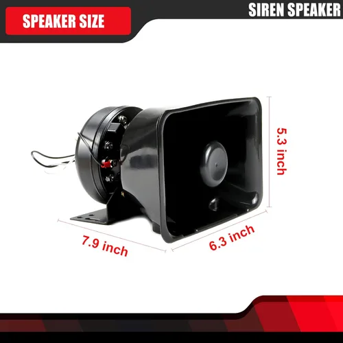 Vista 4 de Altavoz de sirena de alto rendimiento compatible con cualquier 100-200 vatios 100W 200W