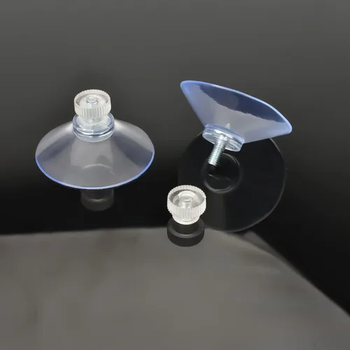 Vista 3 de AccEncyc - 40 mm de ventosas de vidrio con succión, ventosas transparentes de PVC, soporte de succión sin ganchos para pared de baño, puerta