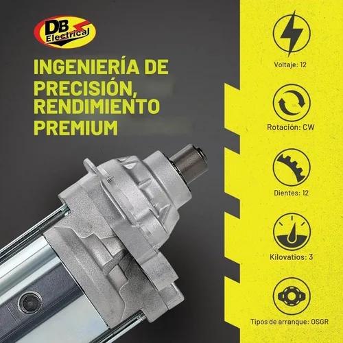 Vista 8 de DB Electrical SFD0094 arrancador (para Ford Truck Diesel 6.0 Litro F y Excursion)