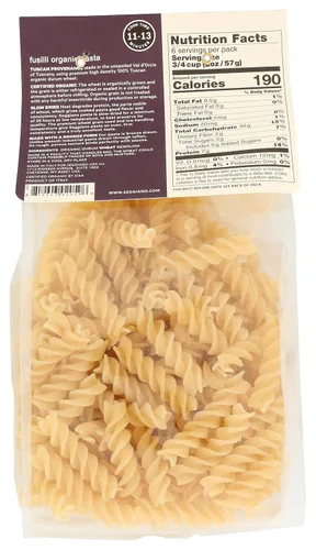 Vista 2 de Seggiano Pasta orgánica Fusilli, 13.2 oz