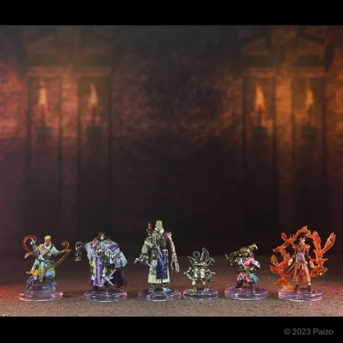 Vista 7 de WizKids Pathfinder Battles: Iconic Heroes XI Boxed Set Miniatures Pintado
