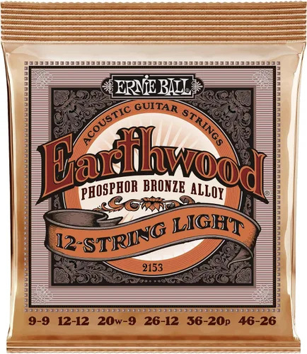 Vista 13 de Ernie Ball Earthwood P03543 - Cuerdas para guitarra acústica personalizadas de bronce fosforoso medio, paquete de 3, calibre 12.5-56