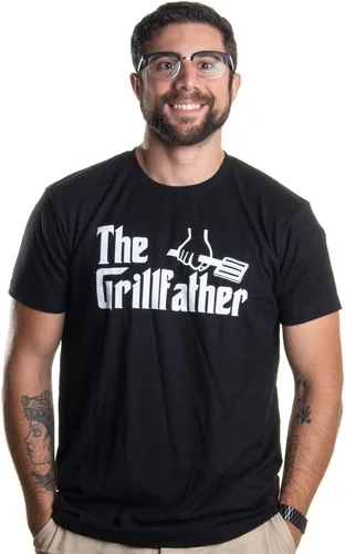 Vista 3 de The Grillfather Camiseta divertida para hombres, para papá, abuelo, camiseta divertida para carne asada, humor para hombres