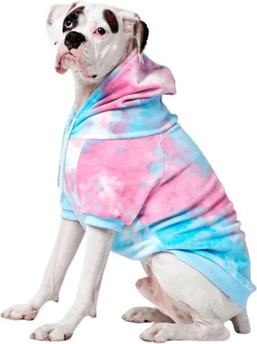 Vista 54 de Spark Paws Sudadera con capucha para perro, suéter de primera calidad para perros pequeños, medianos y grandes Trajes cálidos para bulldogs
