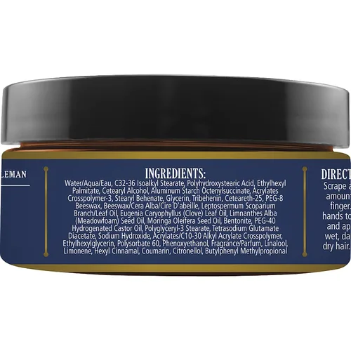 Vista 9 de Wahl Pomada para el cabello para peinar con semillas esenciales de manuka/espuma de pradera/clavo y aceite de moringa para control de brillo