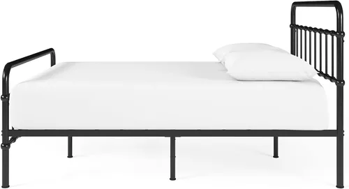 Vista 8 de Zinus Florence - Base de cama con plataforma de metal, base de colchón, no necesita somier, fácil montaje, color negro, tamaño matrimonial