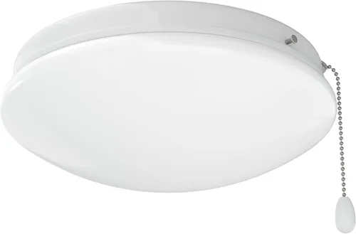Vista 7 de Progress Lighting kit de luz de ventilador de techo de 1 luz para ventiladores de techo de la colección AirPro, estilo clásico transicional
