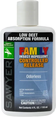 Vista 4 de Sawyer Products 20% DEET Premium Family Repelente de insectos de liberación controlada