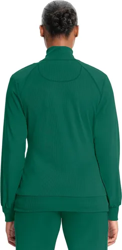 Vista 99 de Infinity by Cherokee 2391A - Chaquetas médicas con cremallera frontal para mujer, tela elástica en 4 direcciones