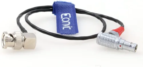 Vista 2 de Ambient Lockit Dispositivos de código de tiempo Cable BNC 0B ángulo recto 5 pin a BNC para ARRI Alexa