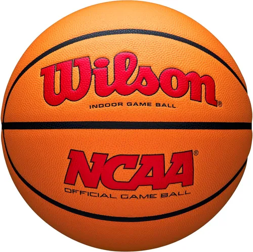 Vista 8 de Wilson NCAA Evo NXT Balones de Baloncesto Oficiales para Juegos en Interiores - Tamaños 6 y 7