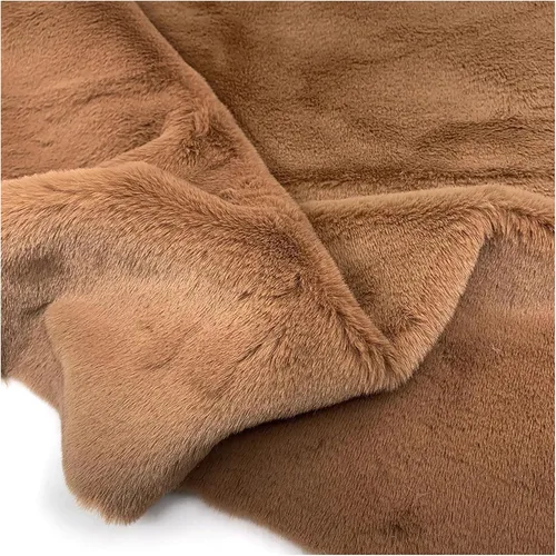 Vista 10 de Tela de piel sintética lanuda de felpa corta, suministros de tela de coser, súper suave y esponjosa, lujosamente cómoda para suministros