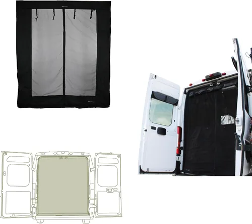 Vista 7 de VanEssential Rejillas Protectoras de Puertas Delanteras (Par) Diseñadas para Ram Promaster Van