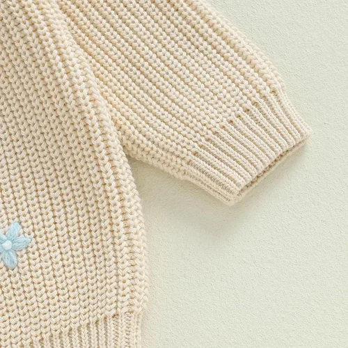 Vista 13 de VISGOGO Suéter a juego para hermanitas grandes y pequeñas, ropa de una sola pieza