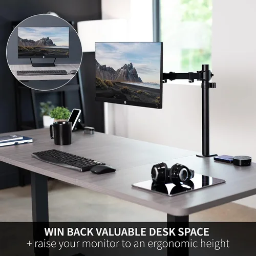 Vista 7 de VIVO Soporte de placa adaptador VESA de fijación rápida diseñado para monitores HP Pavilion 25xw, 24xw, 23xw, 22xw, 22cwa, 27cw, 25cw, 24cw, 23cw