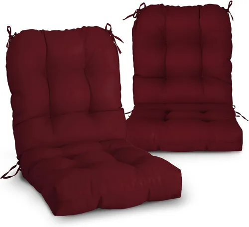 Vista 13 de EAGLE PEAK Cojín Acolchado para Silla de Exterior/Interior para Asiento/Respaldo, Juego de 1, 42'' x 21'', Azul Claro