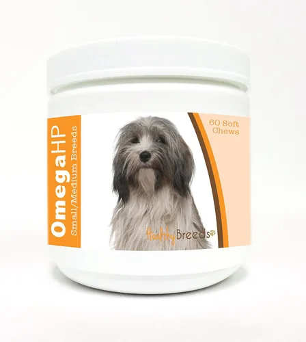 Vista 161 de Healthy Breeds Affenpinscher Omega HP - Masticables suaves para piel y pelaje, 60