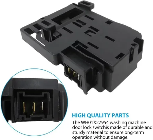 Vista 4 de WH01X26114 WH01X24114 WH01X27954 AP6331854, Interruptor de bloqueo de la tapa de la lavadora GTW460AMJ2WW, GTW460AMJ3WW, GTW460AMJ4WW