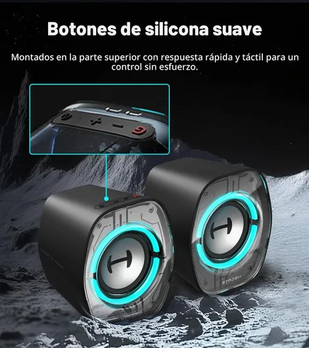 Vista 7 de Edifier G1000 II RGB Light Compact Gaming Altavoces de escritorio Negro
