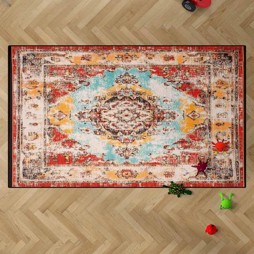 Vista 15 de TOMWISH - Alfombra abstracta pintada a mano en blanco y negro con pintura dorada, sala de estar, dormitorio, decoración de suelo, alfombra