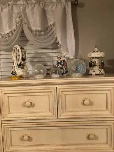 Vista 5 de Lámpara LED Crackle Globe funciona con pilas, orbe de vidrio iluminado para decoración de festivales de Navidad, luz de bola de vidrio de mercurio