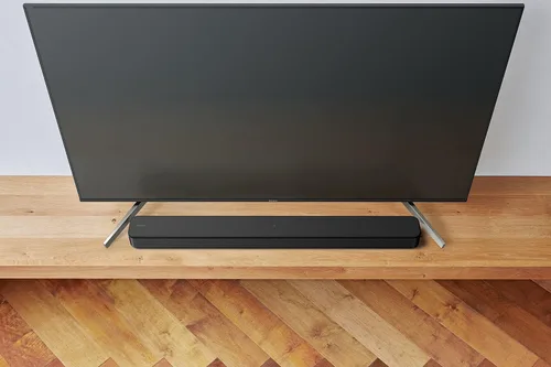 Vista 6 de Barra de sonido Sony S100F de 2.0 canales con altavoz Bass Reflex, tweeter integrado y Bluetooth, (HTS100F), fácil instalación, compacta, para uso