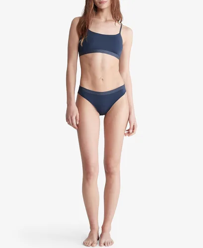 Vista 4 de Calvin Klein Bralette sin forro de forma a cuerpo para mujer