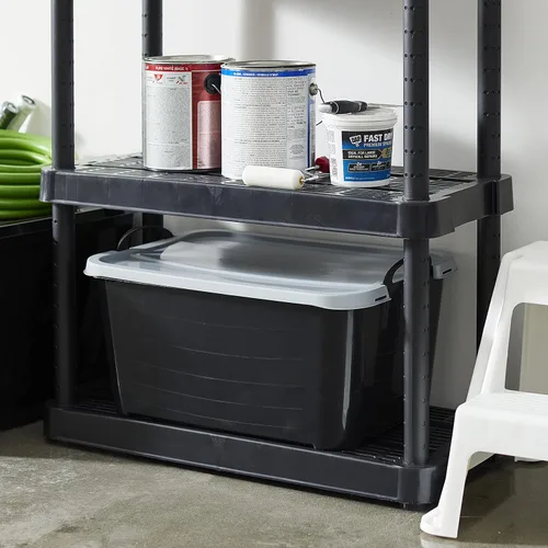 Vista 6 de Life Story - Paquete de 6 contenedores apilables resistentes para almacenamiento de 55 cuartos, organizador para el hogar, contenedores versátiles