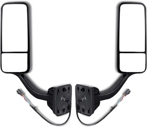 Vista 14 de ECCPP Espejo retrovisor cromado para conductor o pasajero, espejo resistente para 2004-2016 para Freightliner para Columbia para Freightliner M2