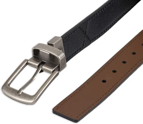 Vista 11 de Levi's Cinturón para niños grandes, cinturón reversible dos en uno informal apto para la escuela