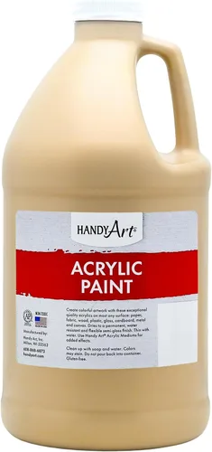 Vista 69 de Handy Art Pintura acrílica, juego de 12 colores, botellas de 16 onzas, acrílico líquido para estudiantes semibrillante, consistencia de flujo