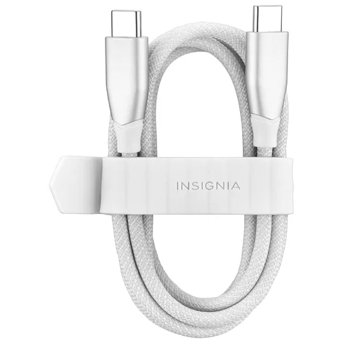 Vista 61 de Insignia Cable trenzado USB-C a USB-C (5 pies, morado claro)