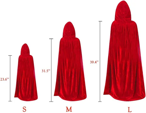 Vista 3 de QBSM Capa con capucha para niños disfraz de bruja de Halloween capa de cosplay de vampiro de 3 a 16 años