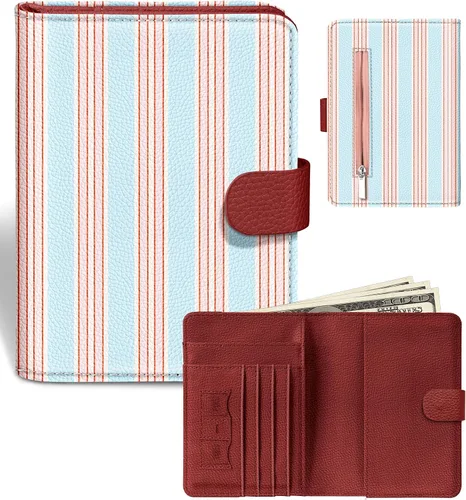Vista 7 de Slohif Funda para pasaporte para viajes, para mujeres y hombres, bloqueo RFID, protector de pasaporte para tarjetas de tarjeta de embarque, Negro