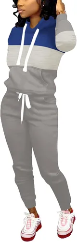 Vista 3 de Nimsruc Trajes de dos piezas para mujer trajes de correr casuales