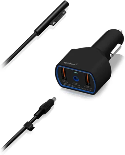 Vista 9 de BatPower CCS2 - Cargador de coche para computadora portátil de alta potencia, 120 W, compatible con Microsoft Surface Book Laptop 4 3 2 1 Surface