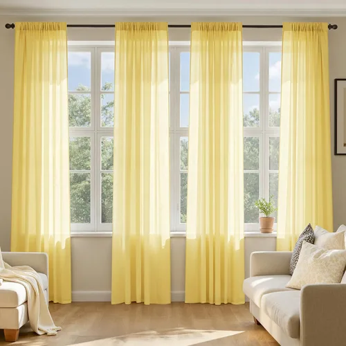 Vista 44 de MIULEE Cortinas traslúcidas marrón oscuro de 96 pulgadas de largo, 4