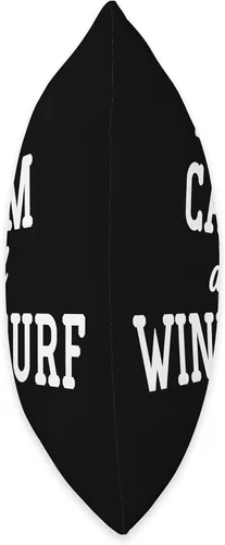 Vista 2 de Funny Windsurfing Boardsailing Sailboarding Keep Calm and Windsurf On Funny Boardsailing Kitesurfing Throw Pillow, 16x16, Multicolor