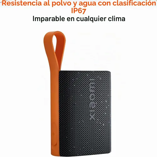 Vista 4 de Xiaomi Altavoz Bluetooth portátil, estéreo inalámbrico verdadero, Bluetooth 5.4, IP70 impermeable, reproducción de larga duración (5, vatios)