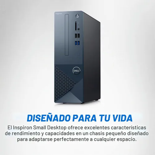 Vista 2 de Dell Inspiron 3020S Desktop - Procesador Intel Core i5-13400, RAM DDR4 de 16 GB, SSD de 512 GB + disco duro de 1 TB, gráficos Intel UHD 730, Windows