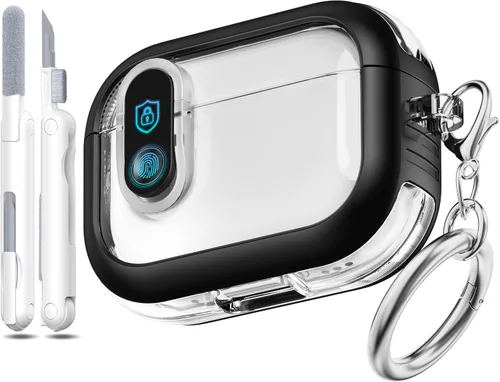 Vista 46 de Funda para Estuche de Airpods Pro de 2ª/1ª Generación, Compatible con Estuche de Airpods Pro de 2ª Gen Puerto de Carga USB C, Funda Suave