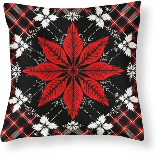 Vista 14 de Fundas de almohada cuadradas de satén rústico de dibujos animados con cremallera de 16 x 16 pulgadas, fundas de almohada para sofá, muebles