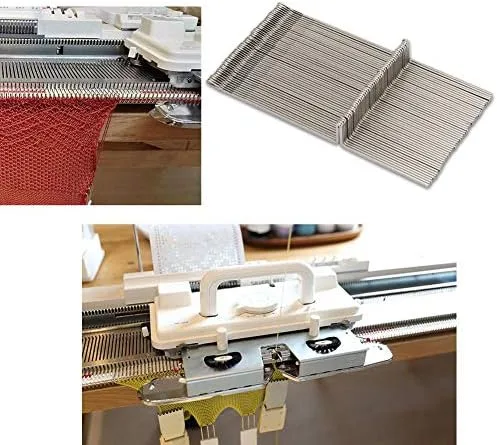 Vista 5 de Juego de agujas de máquina de tejer de acero, accesorios para herramientas de tejido, agujas de tejer, accesorios para máquinas de tejer, accesorios