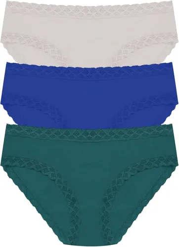 Vista 20 de Natori Paquete de 3 bragas Bliss Girl para mujer Café