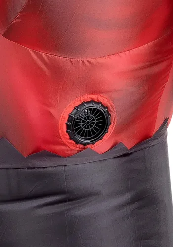 Vista 6 de Disfraz Inflable para Hombre de Marvel Red Hulk Multicolor