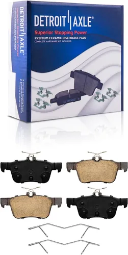 Vista 10 de Detroit Axle - Pastillas de freno para Avalanche Express Suburban Savana Yukon XL 1500 Chevy Tahoe GMC Cadillac Escalade, Pastillas de freno