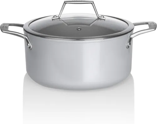 Vista 10 de TECHEF - CeraTerra Collection, cacerola antiadherente de cerámica de 2 cuartos con tapa de vidrio (sin PTFE, PFAS ni PFOA), fabricada en Corea