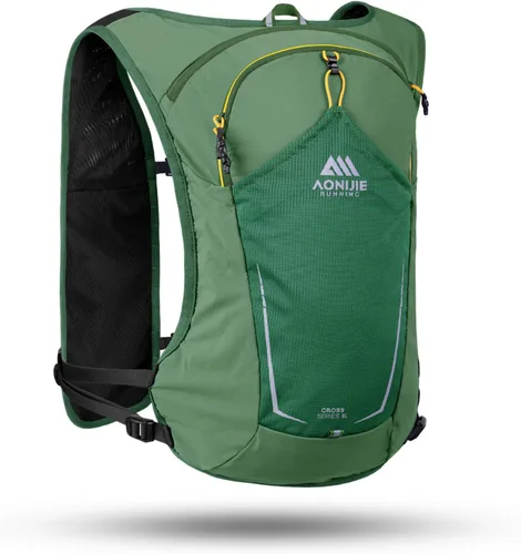 Vista 12 de AONIJIE Running Hydration Vest for Women Men 8L Hydration Backpack Hiking Multiple Pocket Designs Lightweight Breathable for Climbing, Marathon &