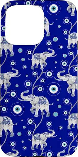 Vista 31 de Funda con dije de elefante de mala suerte para iPhone 17