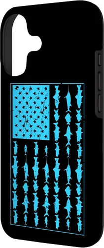 Vista 2 de Funda de regalo para iPhone 17 con bandera americana para hombre de agua salada de agua salada